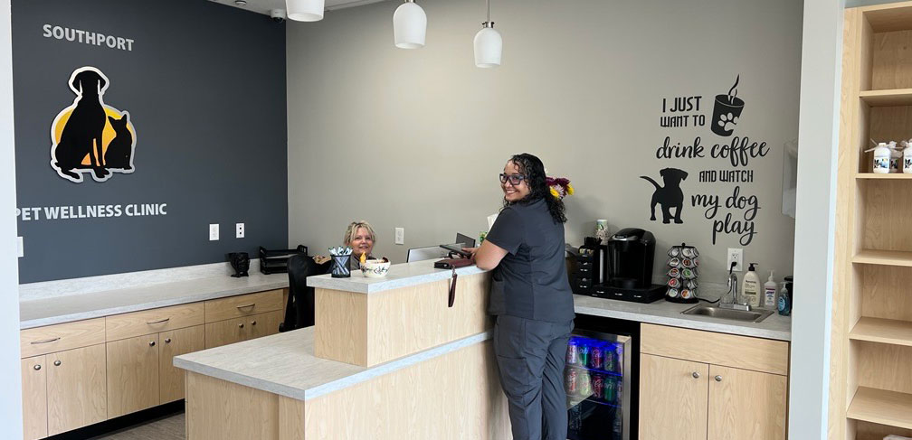Southport Pet Wellness Clinic Lobby